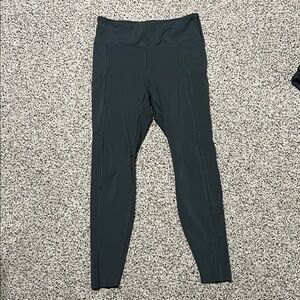 Women's Dark Gray High-Waisted Leggings